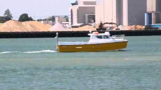 BWSeaCat SPEED 11m Power Catamaran  the Seawork 2010 show [upl. by Siuluj593]