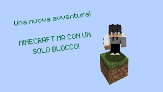 Minecraft ma con un solo blocco  OneBlock di Minecraft [upl. by Dugan]