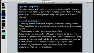 Hyperemesis Gravidarum  OB course  Masterclass Medicine [upl. by Ahsiekrats]