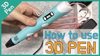 How to use basic 3D pen [upl. by Otreblada874]