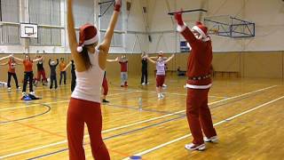 Merry christmas everyone Zumba Christmas party with santa [upl. by Arlie]