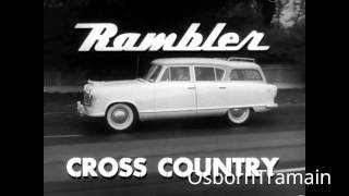 1955 Nash amp Hudson Rambler Cross Country Wagon Commercial from American Motors [upl. by Nomde]