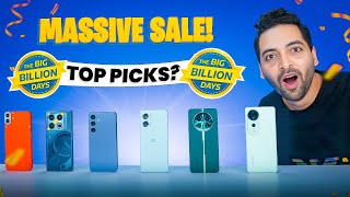 Top 15 Smartphone DEALS On Flipkart Big Billion Days Sale ⚡⚡⚡ [upl. by Annaeerb]