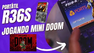 MINI DOOM  PORTÁTIL R36S INSTALAÇÃO r36s portatil MINIDOOM [upl. by Akkahs535]