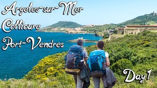 Great Mediterranean Coast Hike in Occitanie France  Day 1 ArgelèssurMer Collioure PortVendres [upl. by Namien266]