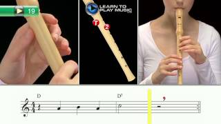 Ex019 How to Play Recorder for Kids  Recorder Lessons for Kids Book 1 [upl. by Attelliw]