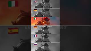 Super Mario Movie in different languages languages multilanguages [upl. by Upali]