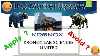 Kronox Lab Science IPO Apply or Avoid [upl. by Lutero]