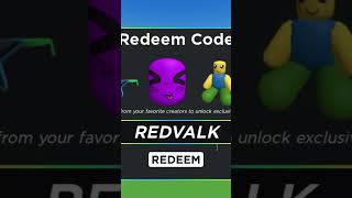 claiming redvalk in ugc limited codes [upl. by Afinom]