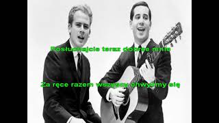 Brzmienie Ciszy  Simon amp Garfunkel  Karaoke [upl. by Eneluqcaj]