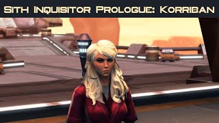 SWTOR Sith Inquisitor 1  Prologue Korriban [upl. by Abroms]