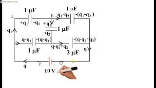 Use of KVL in capacitor circuit [upl. by Nancee]