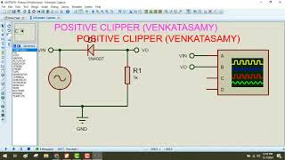 Diode Clippers and Clampers  Proteus Simulation [upl. by Chiquita]