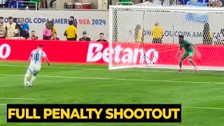 MESSI MISS PENALTY but Argentina win against Ecuador in PENALTY SHOOTOUT and REACTION [upl. by Plumbo]