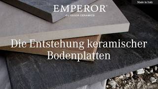 Die Produktion von Terrassenplatten  EMPEROR Outdoor Ceramics Keramikplatten für Terrassen [upl. by Darooge]