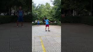 Amazing Scorpion Shuttlecock Kicking Style by Master 2 shuttlecock shorts short shortsvideo [upl. by Deirdra]