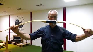 Bow Review Youth Longbow by Flagella Dei at Malta Archery [upl. by Swiercz276]