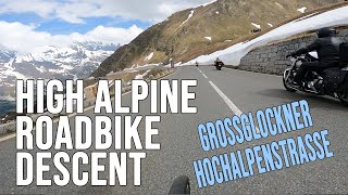 Großglockner Hochalpenstraße Roadbike North Ramp Descent Grossglockner High Alpine Road [upl. by Eimak189]