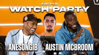 ANESON GIB vs AUSTIN MCBROOM with Yung Filly amp Harry Pinero  Kingpyn Watch Party [upl. by Varick]