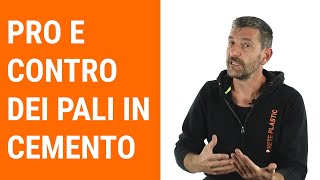 Pali da recinzione in cemento Pro e contro [upl. by Dyan]