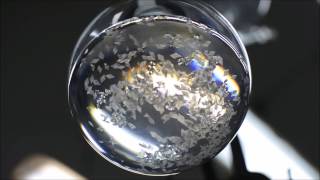 Time lapse crystallization of a phosphine oxide [upl. by Natehc212]