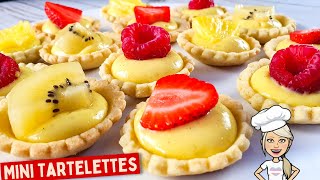 Mini Tartelettes aux Fruits 🍓🍍🥝 Apero Sucré [upl. by Zingg162]