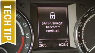 Was ist die SafelockFunktion bei VW Škoda Seat Audi amp Safe Verriegelung ausschalten [upl. by Anestassia30]