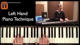 Left hand piano technique tutorial part 1 [upl. by Kameko17]