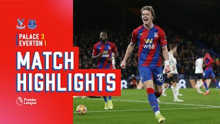 Crystal Palace v Everton  Match Highlights [upl. by Earvin]