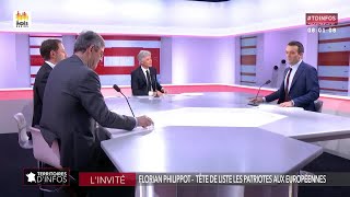 Invité  Florian Philippot  Territoires dinfos 25042019 [upl. by Godfry]