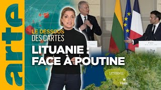 Lituanie  dans le viseur de Poutine  Lessentiel du Dessous des Cartes  ARTE [upl. by Eerased308]