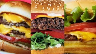 Top 10 Fast Food Hamburgers [upl. by Dania]