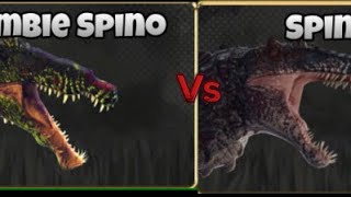 Comparing zombie spino and normal spinoprimal pursuit🦖 [upl. by Boykins]