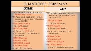 QUANTIFIERS SOMEANY [upl. by Neehs510]