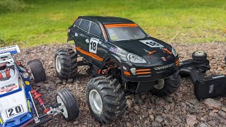 Vintage Kyosho Nitro RC Ripping Like Its 1994 👀🔥👀 [upl. by Ihtak]