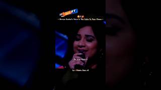 Shreya Ghoshal Live  Indian idol singing indianidol [upl. by Akemal430]