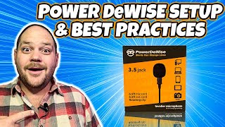 PowerDewise Lavalier Microphone Setup and Best Practices for Better Sound [upl. by Kelton]