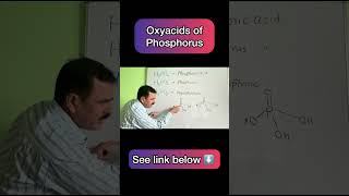 Oxyacid of Phosphorus  Phosphoric  Phosphorus acid NEET shorts BSc inorganicchemistry [upl. by Emlynn814]