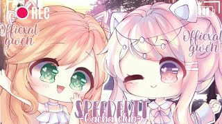 【️Speededit】️ quotBestie💖quot  ft Hxnnah  Gacha Club [upl. by Alamak]