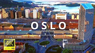 Oslo Norway 🇳🇴 in 4K 60FPS ULTRA HD Cinematic Video by Drone [upl. by Anrak]