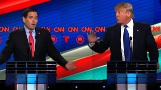 Marco Rubio and Donald Trumps vicious debate battle [upl. by Anived]