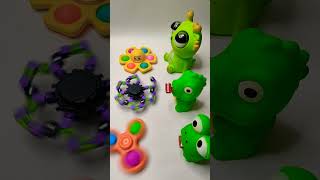 Super Turbo Spinner Frog satisfying kineticsand trend fidgets funny shorts viral [upl. by Marten450]