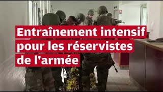 VIDÉO Blois  lentraînement très réaliste dun escadron de réservistes [upl. by Rj862]