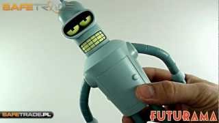 Futurama Robot Bender Mówiaca Figurka Kolekcjonerska Talking Figure wwwsafetradepl [upl. by Haddad]