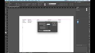 920A  Unterricht am 23022021 Videotutorial Indesign  Tabulatoren und Tabellen [upl. by Horter]