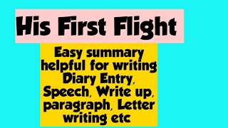 His First Flight  Easy summary Explanation in Malayalam [upl. by Silver926]