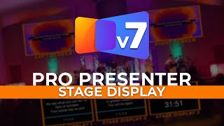 ProPresenter 7  Stage Display Essentials [upl. by Aicnelev]