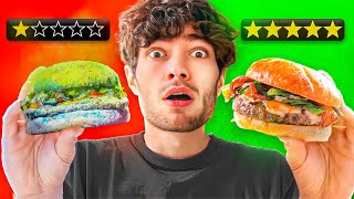 Le PIRE VS le MEILLEUR BURGER de UBER EATS  😨 avec ma copine [upl. by Ainahs]