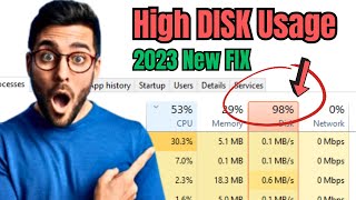 2023 FIX  100 DISK Usage Windows 11 NEW Solutions [upl. by Alice]