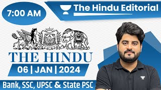 The Hindu Editorial Analysis  6th January 2024  Vishal Parihar [upl. by Tine]